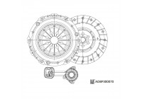 Kit d'embrayage SMARTFIT Solution Kit ADBP300070 Blue Print