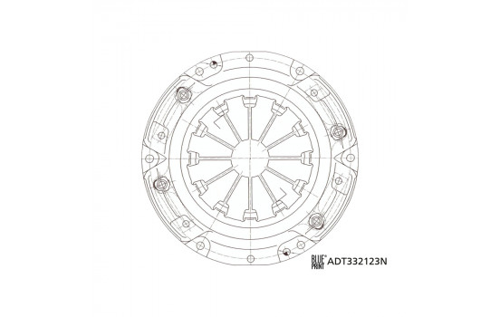 Mécanisme d'embrayage ADT332123N Blue Print