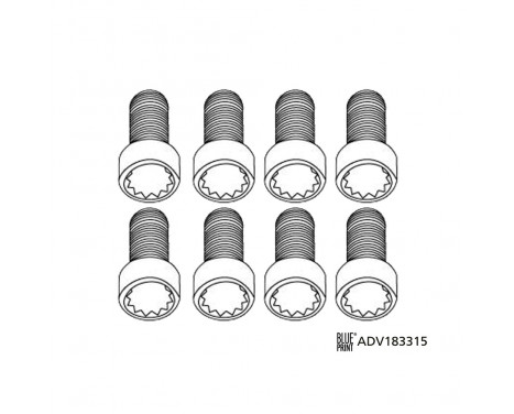 Visserie, volant moteur ADV183315 Blue Print