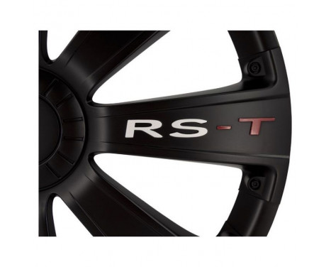 Enjoliveur de roue 4 pièces RS-T 15 pouces noir, Image 2