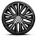 Ensemble de 4 enjoliveurs AutoStyle Sinus 15 pouces argent/noir, Vignette 2