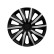 Ensemble de 4 enjoliveurs de roue AutoStyle Decent 14 pouces argent/noir