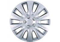 Ensemble de 4 enjoliveurs haut de gamme AutoStyle - Alaska 17 pouces - Argent