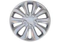 Ensemble de 4 enjoliveurs haut de gamme AutoStyle - Arizona 14 pouces - Argent