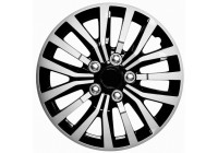 Ensemble de 4 enjoliveurs haut de gamme AutoStyle - Texas 15 pouces - Argent/Noir