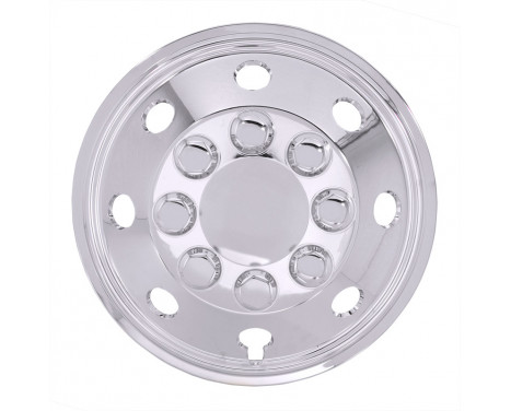 Jeu d'enjoliveurs Utah 14 pouces chrome (Convex Rims)