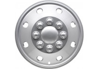 Jeu d'enjoliveurs Utah 15 pouces argent (Convex Rims)