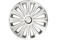 Jeu de enjoliveurs de roue 4 pièces Trend Silver 15 pouces