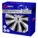 Jeu de enjoliveurs de roue Sparco 4 pièces Sicilia 16 pouces argent / gris / carbone, Vignette 3
