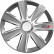 Enjoliveur de roue 4 pièces GTX Carbon Silver 14 pouces