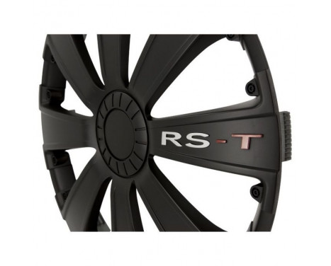 Enjoliveur de roue 4 pièces RS-T 14 pouces noir, Image 2