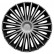 Enjoliveurs Dakota 15 pouces, argent/noir