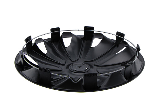 Ensemble d'enjoliveurs noirs Craft RC (jantes convexes) 16 pouces, Image 3
