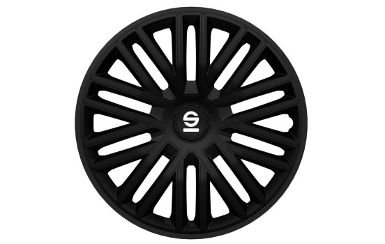 Ensemble d'enjoliveurs Sparco 4 pièces Bergamo 14 pouces noir