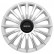 Jeu d'enjoliveurs Sparco 4 pièces Treviso 16 pouces argent