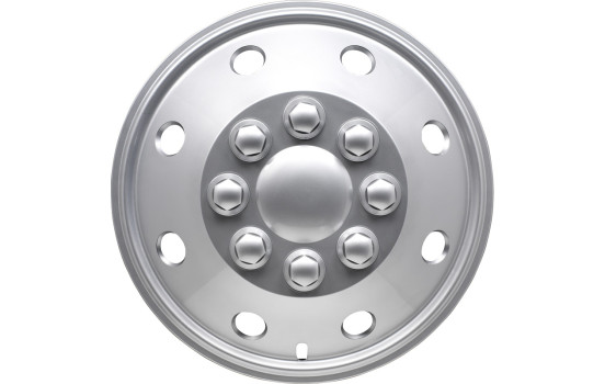 Jeu d'enjoliveurs Utah 14 pouces argent (Convex Rims)