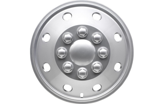 Jeu d'enjoliveurs Utah 16 pouces argent (Convex Rims)