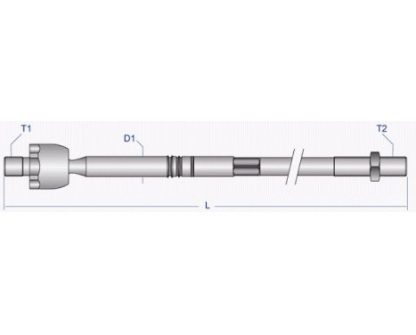 Rotule de direction intérieure, barre de connexion HO-AX-7910 Moog