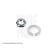 Biellette de direction (sans rotule) ADBP870007 Blue Print, Vignette 2