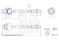 Boule axiale, tirant ADBP870094 Blue Print