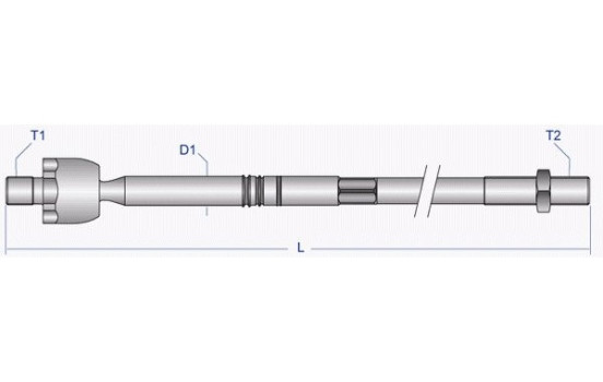 Rotule de direction intérieure, barre de connexion HO-AX-7911 Moog
