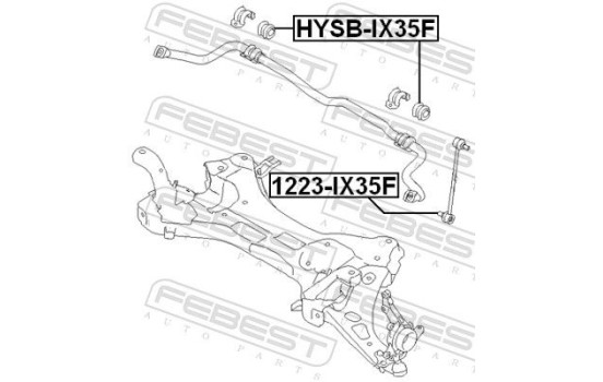 Entretoise/tige, stabilisateur