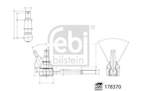 Embout de biellette 178370 FEBI, Image 2