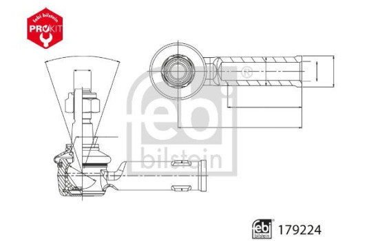 Embout de biellette 179224 FEBI, Image 3