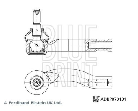 embout de biellette de direction ADBP870131 Blue Print