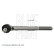 Rotule de barre de connexion ADT38739 Blue Print, Vignette 3