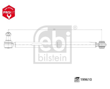 tige de direction 199610 FEBI