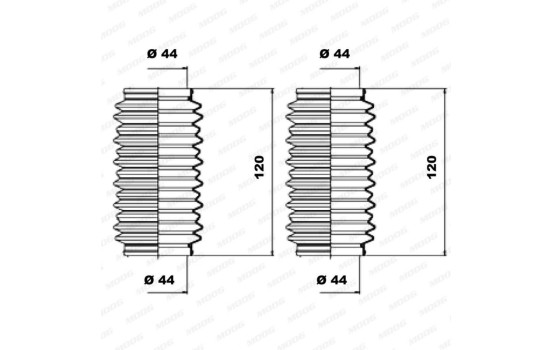 Jeu de joints-soufflets, direction, Image 3