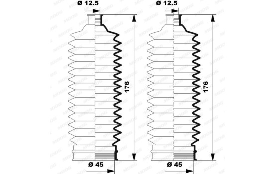 Jeu de joints-soufflets, direction, Image 3