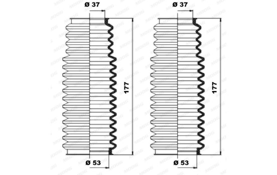 Jeu de joints-soufflets, direction, Image 3