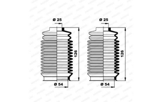 Jeu de joints-soufflets, direction, Image 3