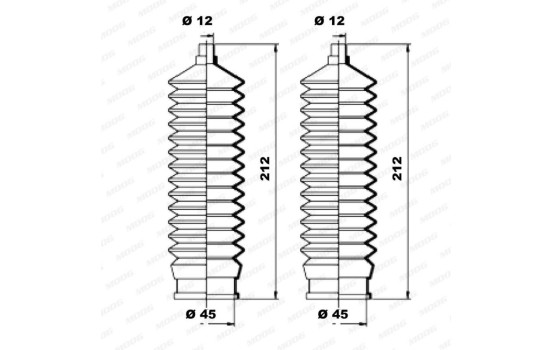 Jeu de joints-soufflets, direction, Image 3