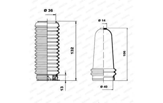Jeu de joints-soufflets, direction, Image 3