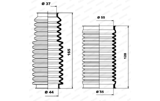 Jeu de joints-soufflets, direction, Image 3