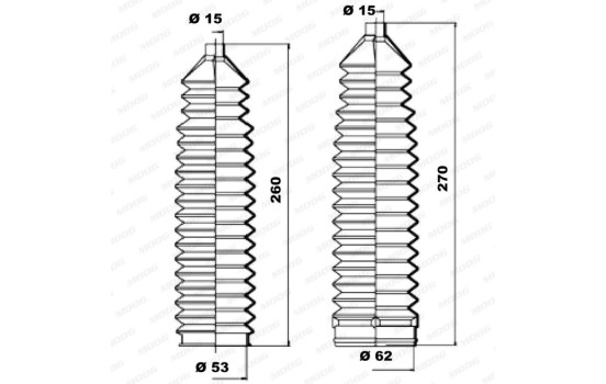 Jeu de joints-soufflets, direction, Image 3