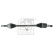 Arbre de transmission 186498 FEBI