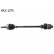 Arbre de transmission VKJC 1275 SKF