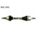 Arbre de transmission VKJC 1491 SKF