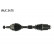Arbre de transmission VKJC 2475 SKF