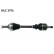 Arbre de transmission VKJC 3976 SKF