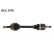 Arbre de transmission VKJC 3978 SKF