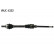 Arbre de transmission VKJC 4322 SKF