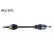 Arbre de transmission VKJC 5071 SKF