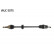 Arbre de transmission VKJC 5075 SKF