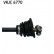 Arbre de transmission VKJC 6770 SKF, Vignette 4