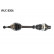 Arbre de transmission VKJC 8206 SKF